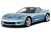 VET 01 IZ0011 01
2013 Chevrolet Corvette GS Coupe Blue 3/4 Front View On White Seamless