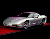 VET 01 RK0513 02
2001 Chevrolet Corvette Z06 Silver 3/4 Front View Studio