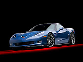 VET 01 RK0992 01
2011 Chevrolet Corvette Z06 Blue 3/4 Front View In Studio