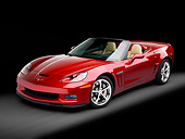 VET 01 RK1006 01
2011 Chevrolet Corvette GS Convertible Red 3/4 Front View In Studio