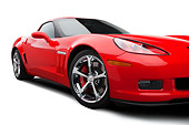 VET 01 RK1061 01
2012 Chevrolet Corvette Grand Sport Red 3/4 Front View On White Seamless