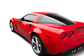 VET 01 RK1070 01
2012 Chevrolet Corvette Grand Sport Red 3/4 Rear View On White Seamless