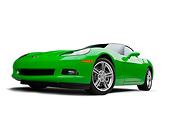 VET 01 RK1090 01
2010 Chevrolet Corvette Green 3/4 Front View On White Seamless