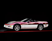 VET 01 RK0149 02
1995 Chevrolet Corvette Convertible Indy Pace Car 3/4 Front View Studio