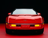 VET 01 RK0243 12
1988 Chevrolet Corvette Convertible Red Low Head On View Studio