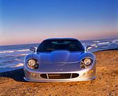 VET 01 RK0390 01
1998 Chevrolet Corvette Callaway C12 Silver Low Head On View On Sand