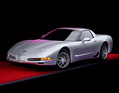 VET 01 RK0513 07
2001 Chevrolet Corvette Z06 Silver 3/4 Front View Studio