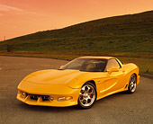 VET 01 RK0544 02
2002 Chevrolet Corvette Z06 Avelate Yellow 3/4 Front View On Pavement