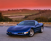 VET 01 RK0558 01
2002 Chevrolet Corvette Coupe Blue 3/4 Front View On Pavement