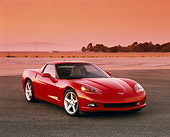 VET 01 RK0674 02
2005 Chevrolet Corvette Red 3/4 Front View On Pavement
