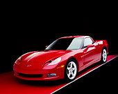 VET 01 RK0683 07
2005 Chevrolet Corvette Red 3/4 Front View Studio