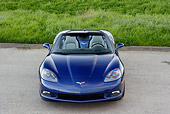 VET 01 RK0706 01
2005 Chevrolet Corvette C6 Convertible Blue Head On Shot On Pavement
