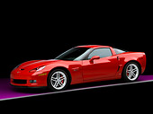 VET 01 RK0758 01
2007 Chevrolet Corvette Z06 Red 3/4 Side View Studio