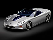 VET 01 RK0781 01
2007 Chevrolet Corvette Callaway C16 Cabrio Silver 3/4 Front View Studio