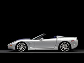 VET 01 RK0782 01
2007 Chevrolet Corvette Callaway C16 Cabrio Silver Profile View Studio