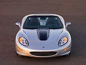 VET 01 RK0791 01
2007 Chevrolet Callaway C16 Cabrio Silver Overhead Head On View On Pavement