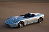 VET 01 RK0799 01
2007 Chevrolet Corvette Callaway C16 Speedster Light Blue 3/4 Front View On Pavement