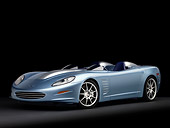 VET 01 RK0814 01
2007 Chevrolet Corvette Callaway C16 Speedster Light Blue 3/4 Front View Studio