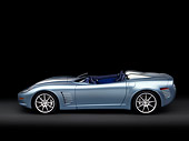 VET 01 RK0815 01
2007 Chevrolet Corvette Callaway C16 Speedster Light Blue Profile View Studio