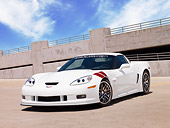 VET 01 RK0874 01
Spring Mountain's 2008 Pratt & Miller Chevrolet Corvette C6RS Coupe White 3/4 Front View