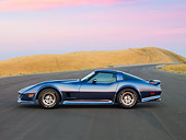 VET 01 RK0885 01
1981 Chevrolet Corvette FSO Coupe Blue Profile View By Hills