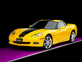 VET 01 RK0892 01
Hertz 2008 Chevrolet Corvette ZHZ Coupe Yellow 3/4 Front View Studio