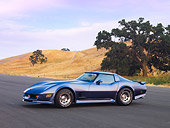 VET 01 RK0895 01
1981 Chevrolet Corvette FSO Coupe Blue 3/4 Front View By Hills