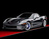 VET 01 RK0910 01
2009 Chevrolet Corvette ZR1 Black 3/4 Front View Studio