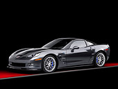 VET 01 RK0912 01
2009 Chevrolet Corvette ZR1 Black 3/4 Front View Studio