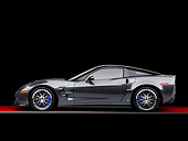 VET 01 RK0914 01
2009 Chevrolet Corvette ZR1 Black Profile View Studio