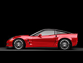 VET 01 RK0918 01
2009 Chevrolet Corvette ZR1 Red Profile View Studio