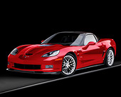 VET 01 RK0919 01
2009 Chevrolet Corvette ZR1 Red 3/4 Front View Studio