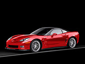 VET 01 RK0920 01
2009 Chevrolet Corvette ZR1 Red 3/4 Front View Studio