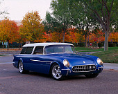 VET 02 RK0274 04
1954 Corvette Nomad Wagon Blue And White
