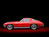 VET 03 RK0790 01
1965 Chevrolet Corvette Stingray Red Profile View In Studio