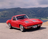 VET 03 RK0065 04
1963 Chevrolet Corvette Split Window 327 Red 3/4 Front View By Hills