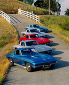 VET 03 RK0073 15
1963-1967 Chevrolet Corvettes On Pavement Hill