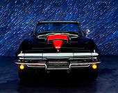 VET 03 RK0103 09
1967 Chevrolet Corvette 427 L88 Convertible Black And Red Head On View Studio