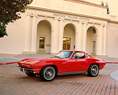 VET 03 RK0321 07
1965 Chevrolet Corvette Coupe Fuel Injected Red 3/4 Side View By Building