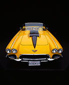 VET 03 RK0380 08
1962 Extreme Chevrolet Corvette Convertible Yellow Overhead Wide Angle Head On Studio