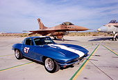 VET 03 RK0444 02
1967 Chevrolet Corvette Blue White Stripe 3/4 Front View By Jet Fighters