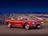 VET 03 RK0508 01
1962 Chevrolet Corvette Convertible Maroon 3/4 Side View On Pavement