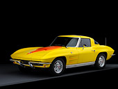 VET 03 RK0532 01
1963 Chevrolet Corvette Split Window Yellow Orange 3/4 Front View Studio