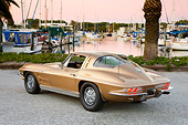 VET 03 RK0554 01
1963 Chevrolet Corvette Sting Ray Coupe Gold 3/4 Rear View By Marina