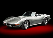 VET 05 BK0005 01
1972 Chevrolet Corvette LT-1 Steel Cities Gray 3/4 Front View In Studio