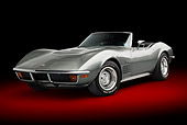 VET 05 BK0006 01
1972 Chevrolet Corvette LT-1 Steel Cities Gray 3/4 Front View In Studio