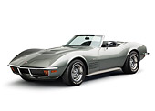VET 05 BK0007 01
1972 Chevrolet Corvette LT-1 Steel Cities Gray 3/4 Front View On White Seamless