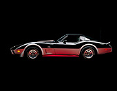 VET 05 RK0020 02
1978 Chevrolet Corvette Indy Race Car Profile Red Lighting Under Car Studio Background