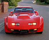 VET 05 RK0008 01
1977 Chevrolet Corvette Sebring Greenwood Red Head On View On Pavement