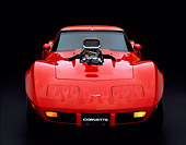 VET 05 RK0060 02
1977 Chevrolet Corvette Custom Red Head On Shot Studio